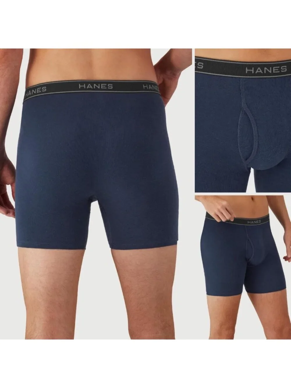 Cool & Breathable Men's Boxer Briefs Pack - Moisture-Wicking, No Ride Up Comfort